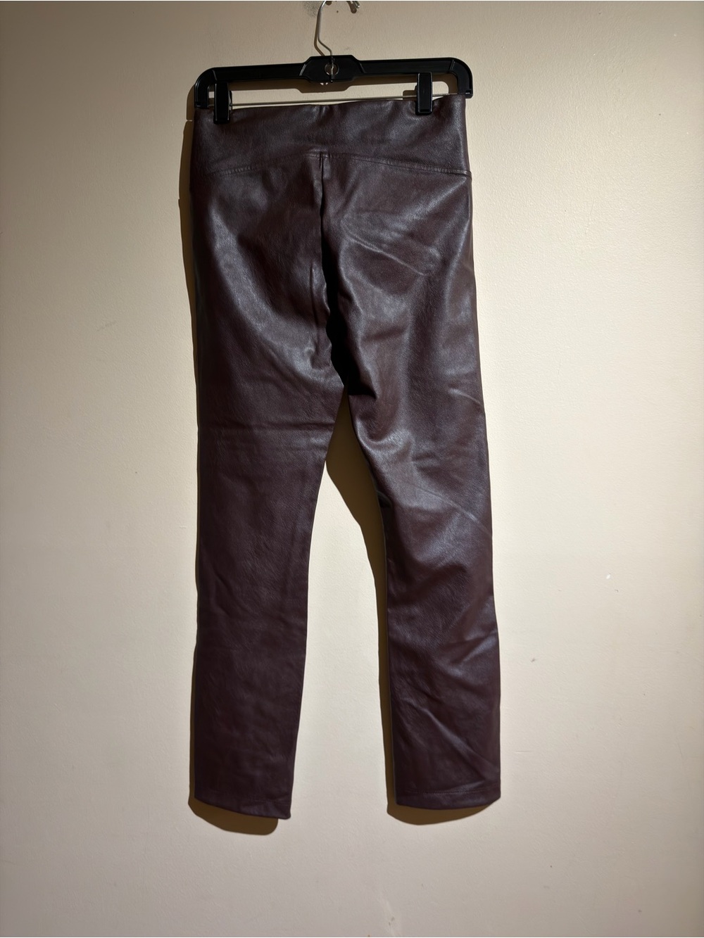 SPANX Men's Faux Leather Pants in Brown - Picture 6 of 11